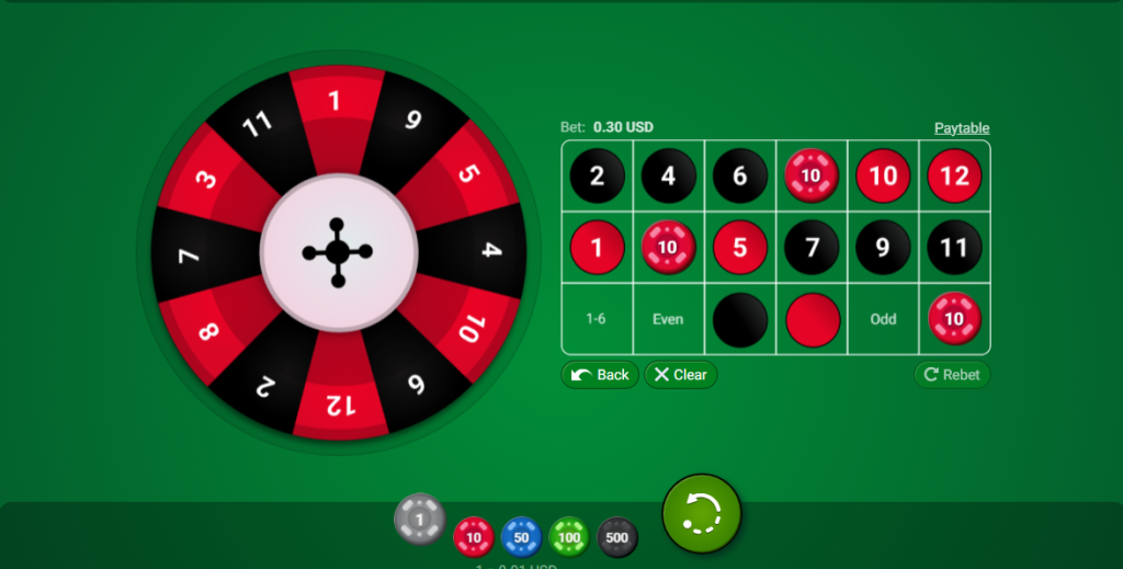 Mini Roulette