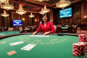Baccarat live table